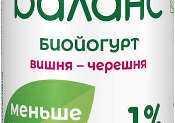 Bio Баланс биойогурт с вишней и черешней с бифидобактериями