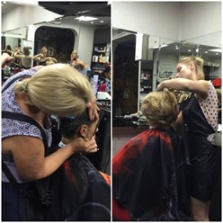 Обучение женским стрижкам, на курсах парикмахеров в учебном центре Asta-La-vista.