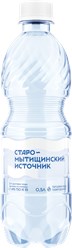 Вода питьевая "Старо-Мытищинский источник" газированная 0,5л. Упаковка 12 шт.