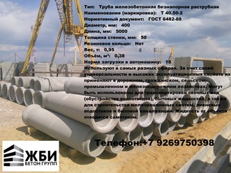 ООО «ЖБИ-Бетон Групп»
+7 (499) 755-97-03 
trade@gbi-bg.ru
