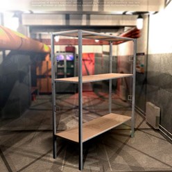 Унифицированные нары металлические трехъярусные односторонние сборно-разборные для защитных сооружений гражданской обороны НР33 (Тип«VI» серия В-950.00.00.000) ТУ 31.09.11-007-32388394-2018.