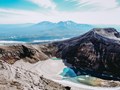 Кратер Активный у вулкана Горелый