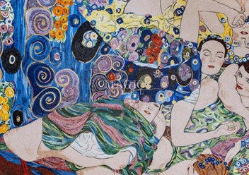 Панно из мозайки по мотивам Г. Климта &#171;Девы&#187;.