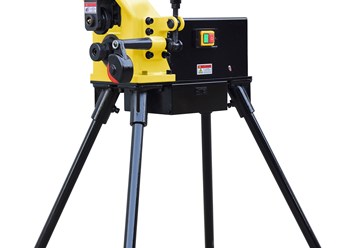 Желобонакатчик для грувлок гидравлический GruvMaster RG-1 (ГрувМастер РДжи-1) – желобонакатный станок для накатки желобков (канавок) на стальных и нержавеющих трубах Ø 1" – 6", толщиной стенки до 8 мм