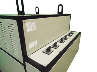 Силовой трансформатор для питания шестизонной высокотемпературной немецкой электропечи и её системы управления.