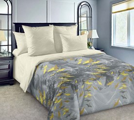 Постельное белье Ткань «Солнечные птицы 3», Сатин, 220 см