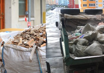 Вывозим строительный мусор, хлам, старую мебель, любой непищевой твёрдый мусор, ветки, спиленные деревья, оконные рамы и многое другое.