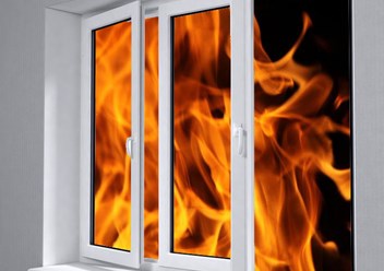 Окно противопожарное E30