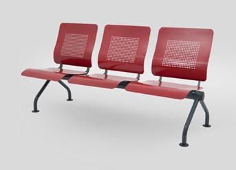 Многоместная секция в антивандальном исполнении – оптимальный вариант для вокзалов, аэропортов, стадионов, холлов школ, коридоров больниц, поликлиник и общежитий.
