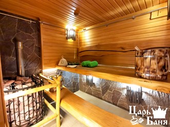 Номер Париж в комплексе Царь Баня
Для Вас:
- Стилизованный номер
- Жаркая парная из липы
- Джакузи из камня
- Зона отдыха
- Душевая