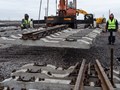 Работы по реконструкции железнодорожного пути для ОАО Северсталь