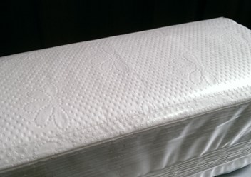 Листовые полотенца 22х23 см., V-сложение, 2 слоя, белые, целлюлоза 100%, 20шт/кор.