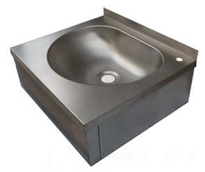 Рукомойник технологический бедренный 500х400х300мм. Производство нейтрального кухонного оборудования из нержавеющей стали для общепита. www.torg-snab.com