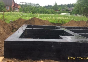 Устройство ленточного фундамента