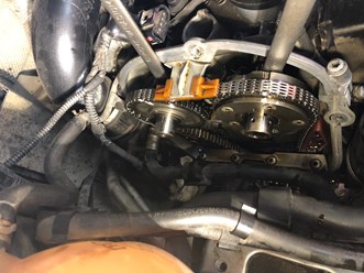 Замена цепи грм