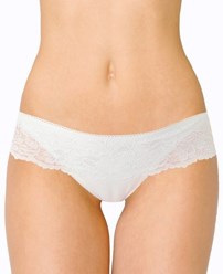 024/1 Бразилиано с кружевными вставками на передней части. 92% хлопок, 8% эластан, отделка ПА. Цвет белый. 130 руб