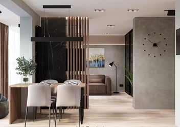Project "Perfection" - дизайн двухкомнатной квартиры 53 м2 в Хабаровске. Студия дизайна интерьеров INGAIN