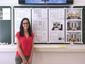 На занятиях в Школе Архитектуры и Дизайна