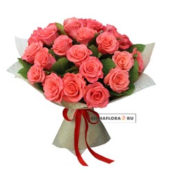 https://www.dianaflora.ru/bukety/korallovyy-rassvet
Прекрасный букет из роз, которые удивят и поразят адресата своим невероятным переплетением цвета: коралловый и розовый.