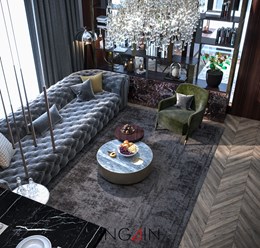 Project "Supreme" - дизайн апартаментов 100 м2 в Хабаровске. Студия дизайна интерьеров INGAIN