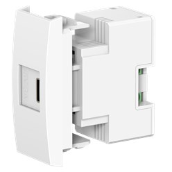 Механизм встраиваемой розетки USB тип C CADUCEUS ALING MODE для зарядки 1-го устройства
