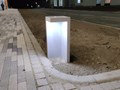 Уличные светильники из бетона