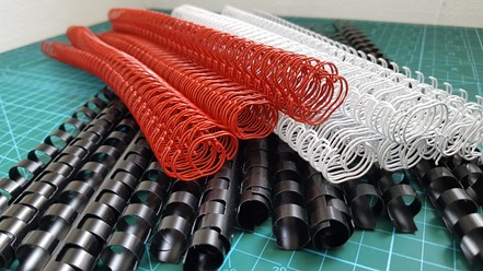 Брошюровка на металлическую и пластиковую пружину