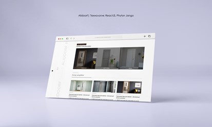 Корпоративный сайт для Alidoorf