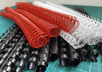 Брошюровка на металлическую и пластиковую пружину