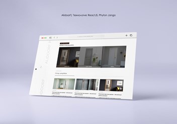 Корпоративный сайт для Alidoorf