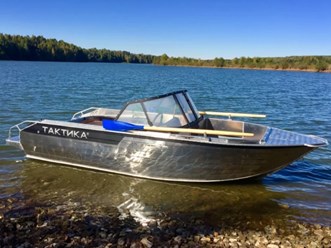 Алюминиевая лодка Тактика 430 DC Comfort
