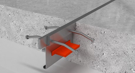 Несъёмная металлическая опалубка для бетонного пола. Закладной профиль