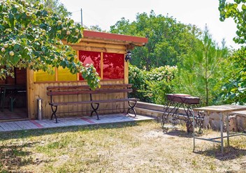 Беседка с мангалом