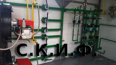 Блок подогрева газа