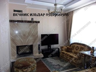 декоративный камин для частного дома, от профессионального печника Ильдара г. Уфа