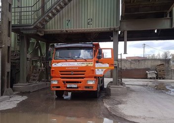 Утром на нашем асфальтобетонном заводе