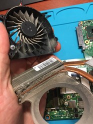 Toshiba L635 Чистка системы охлаждения