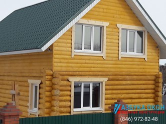 Остекление деревянного дома