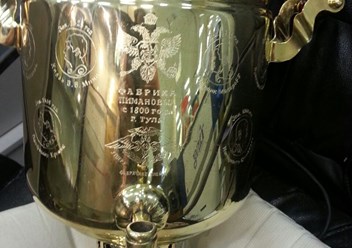 Ручная гравировка на Самоваре