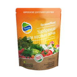 Комплексное удобрение для кислых почв оптимально раскисляет почву и обеспечивает доступность всех необходимых макро- и микроэлементы для растений.  Фасовка 200\850гр.