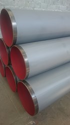 Трубы стальные с антикоррозионным эпоксидным защитным покрытием (Технические условия 1390-001-48276800-2015), с применением эпоксидных красок, относится к антикоррозионному защитному покрытию