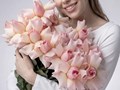 Французские розы "Мандала" 11шт.Трендовые французские розы доступны для заказа.11 роз и атласная лента в тон.