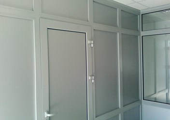 Перегородки из ПВХ профиля