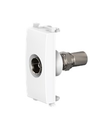 Розетка антенная FM CADUCEUS ALING EXPERIENCE для скрытой проводки, одиночная, модульная