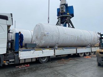 Отгрузка криогенных резервуаров