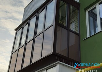 Панорамное остекление балкона