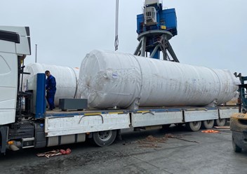 Отгрузка криогенных резервуаров