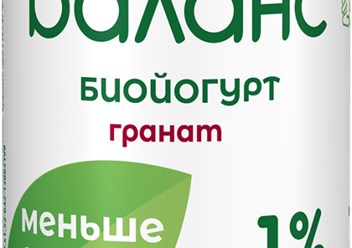 Bio Баланс биойогурт с гранатом с бифидобактериями