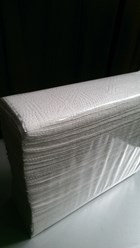 Листовые полотенца 22х23 см., Z-сложение, 2 слоя, белые, целлюлоза 100%, 20шт/кор.