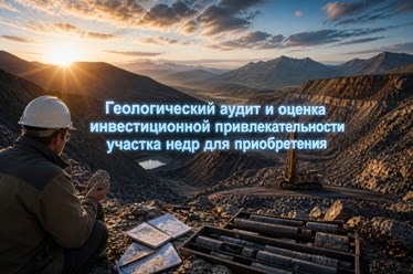 Геологический аудит и оценка инвестиционной привлекательности участка недр для приобретения